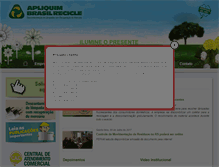 Tablet Screenshot of apliquimbrasilrecicle.com.br